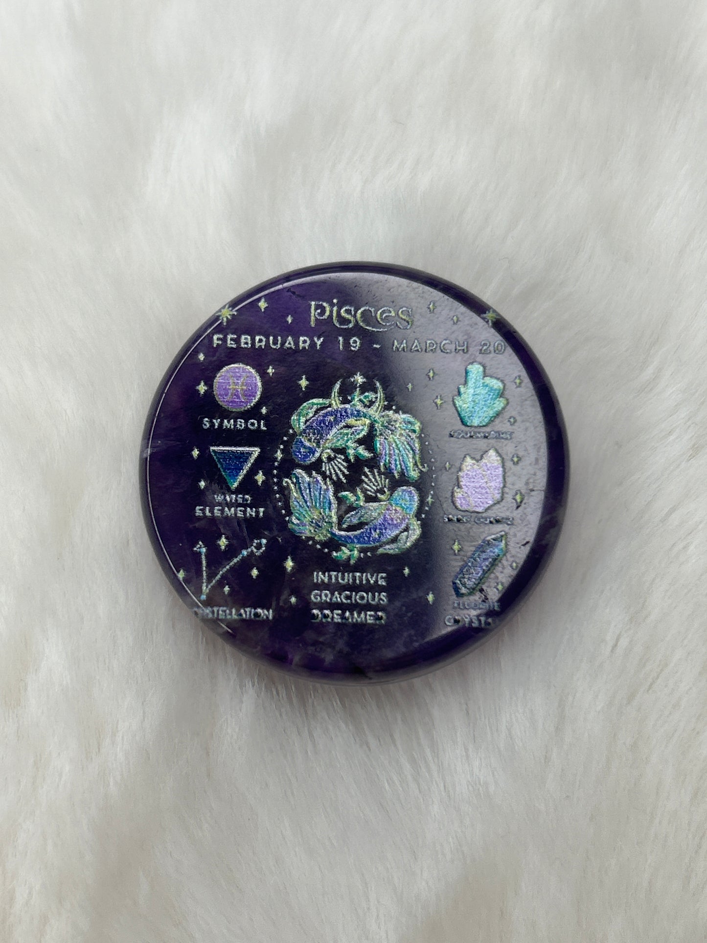 Pisces Amethyst Pop-Socket