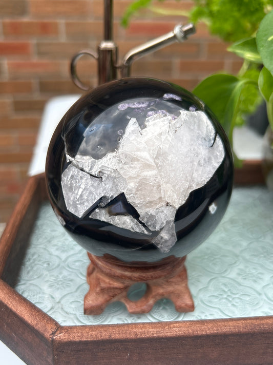 Volcano Agate Sphere