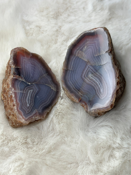 Red Sashe River Agate *Pair* - Zimbabwe