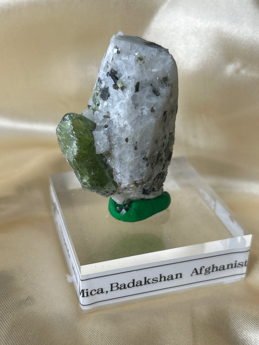 Diopside with Mica- Badakshan Afghanistan