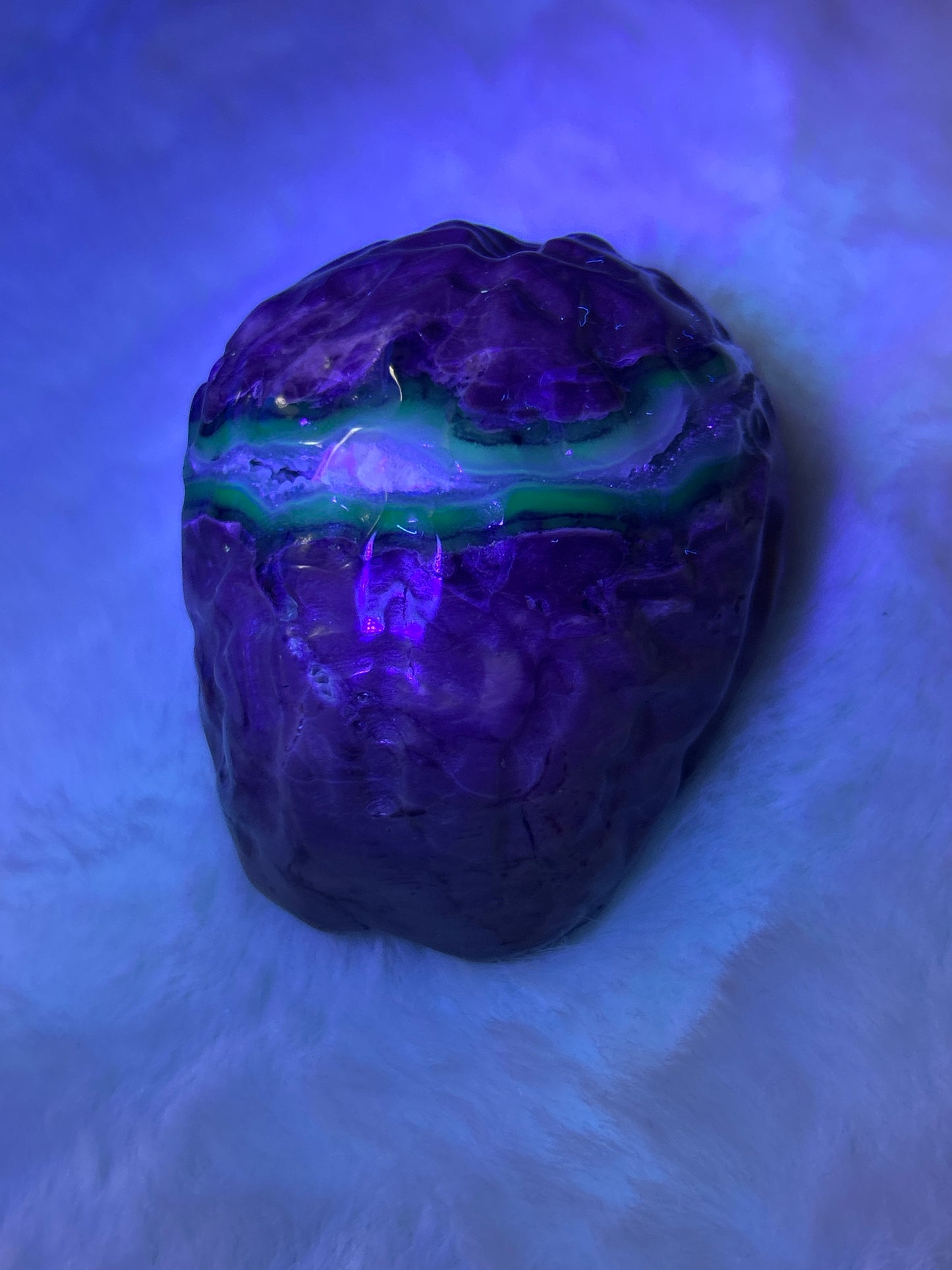 Volcano Agate Brain Carving