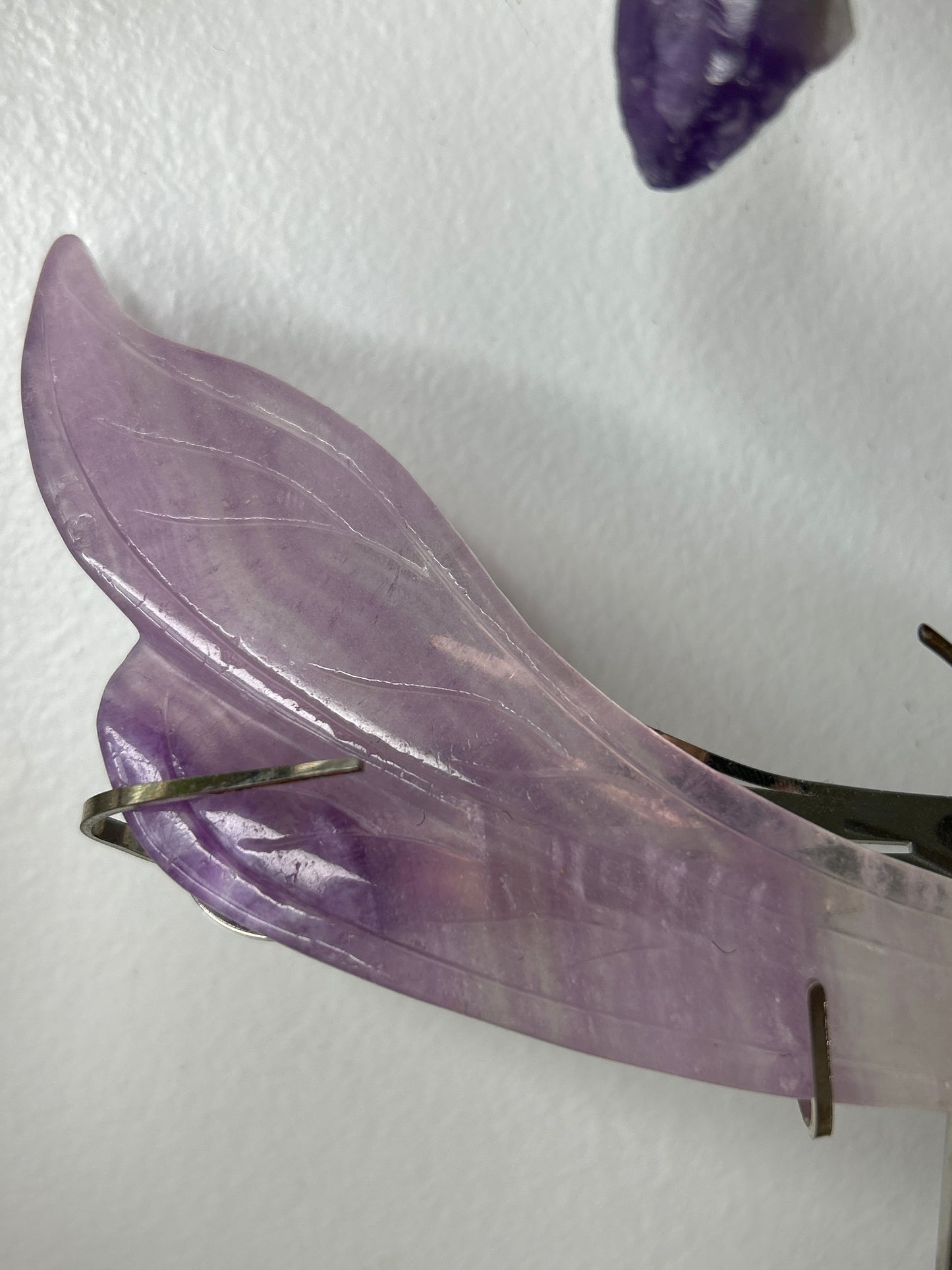 Purple Fluorite Dragonfly