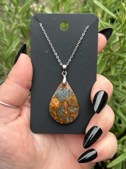 Indonesian Marcasite & Agate Necklace