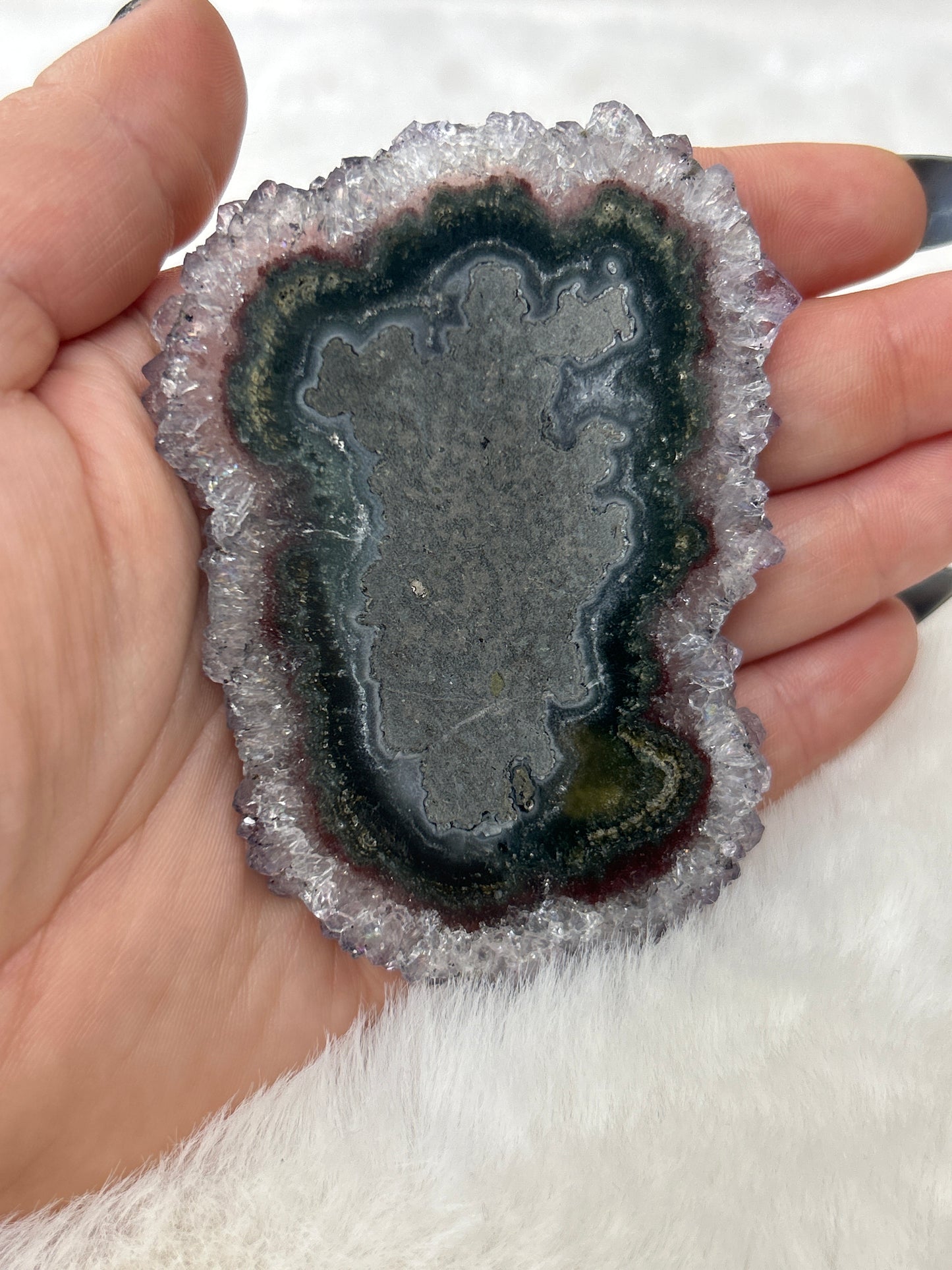 Amethyst Stalactite on Stand