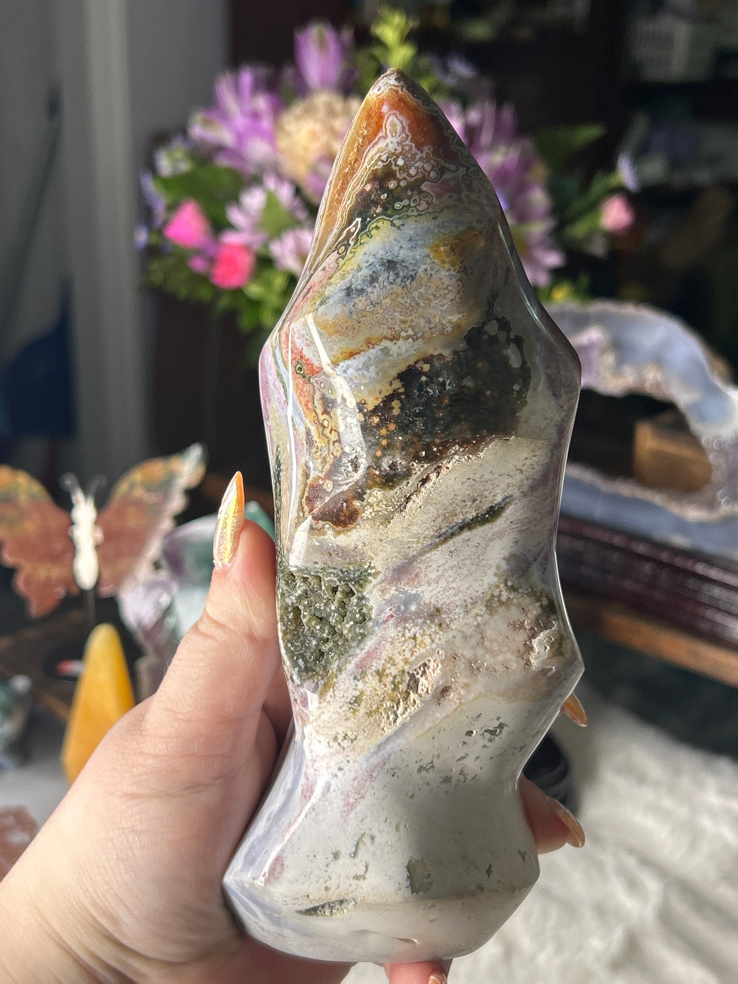 Imperfect Ocean Jasper Flame