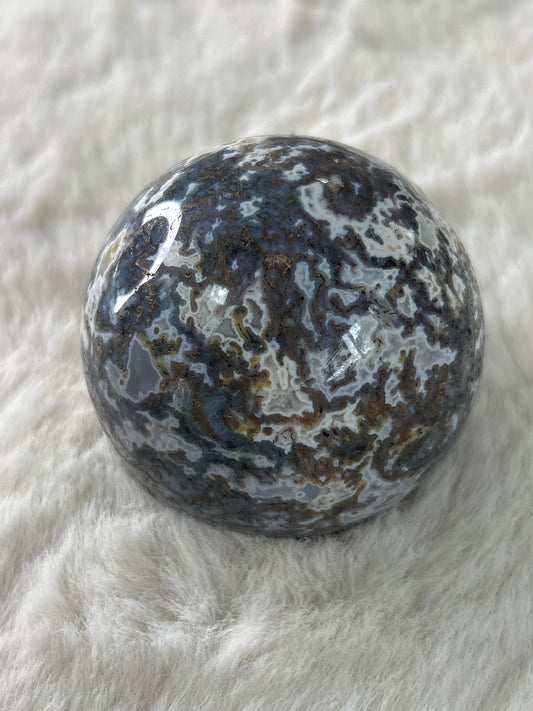 Purple Moss Agate Sphere