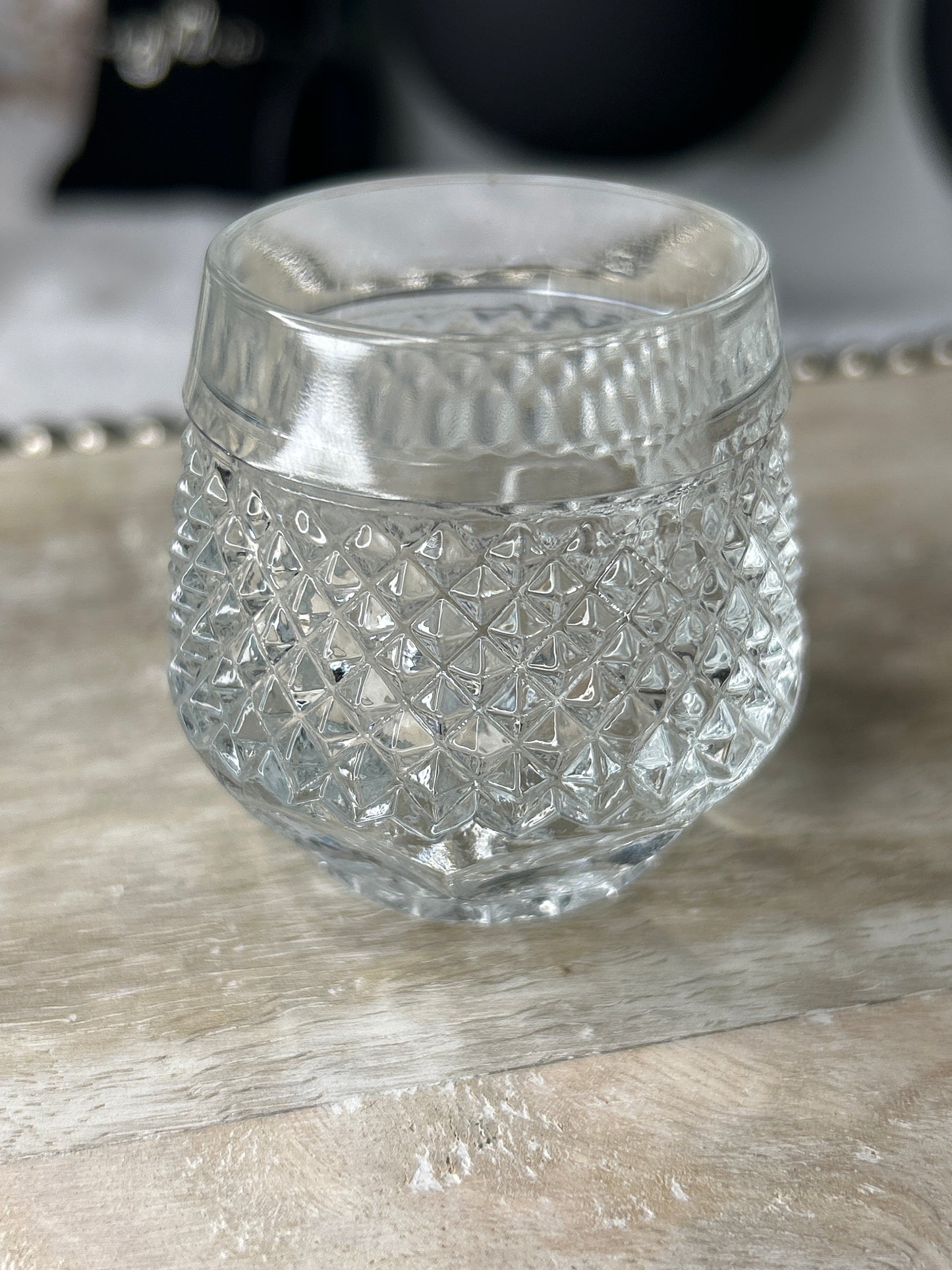 Vintage Glass Sphere Holder