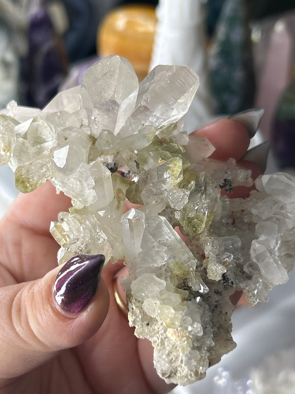 A Grade Chlorite in Quartz -Kharan Baluchistan Pakistan