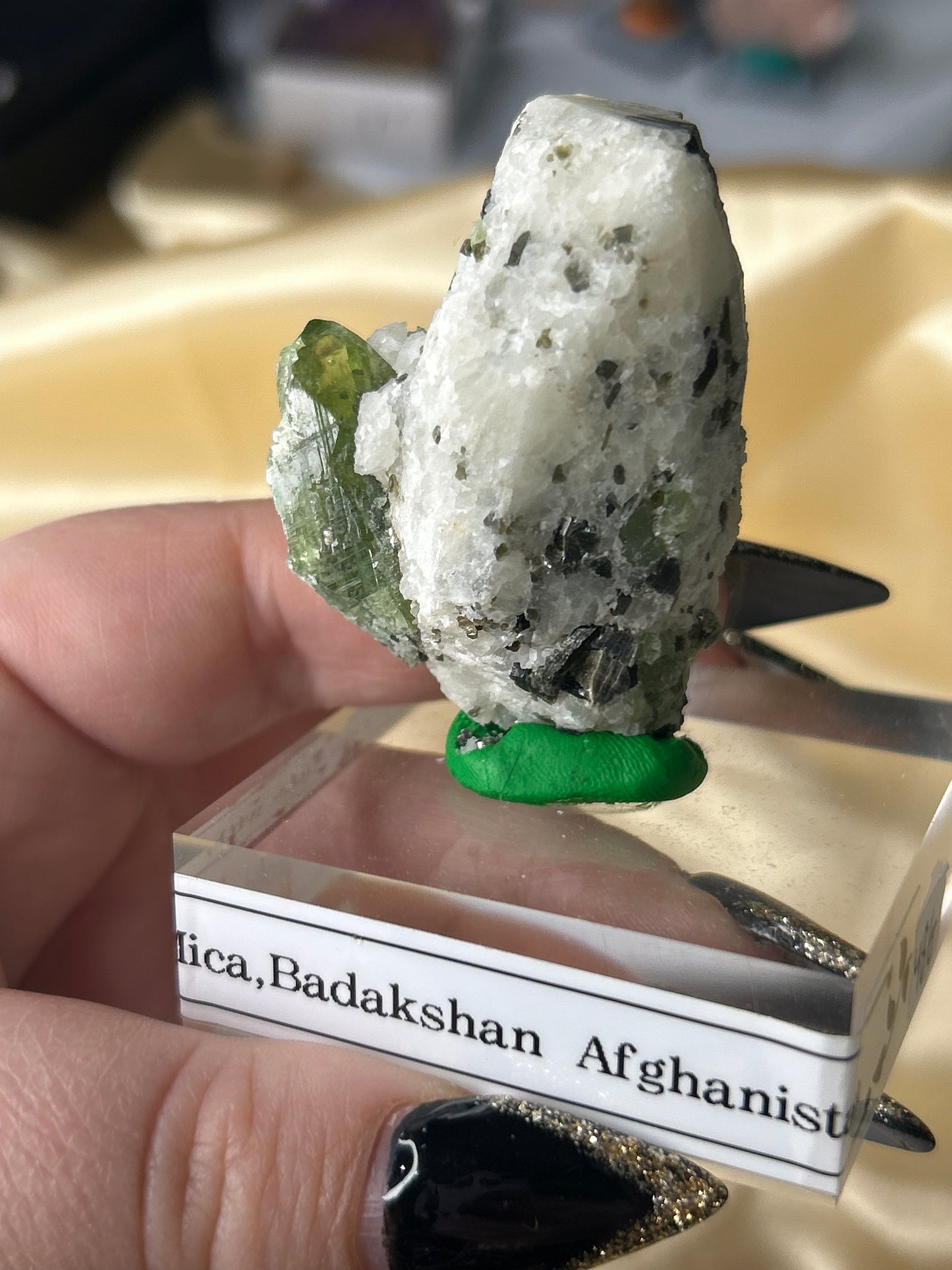 Diopside with Mica- Badakshan Afghanistan