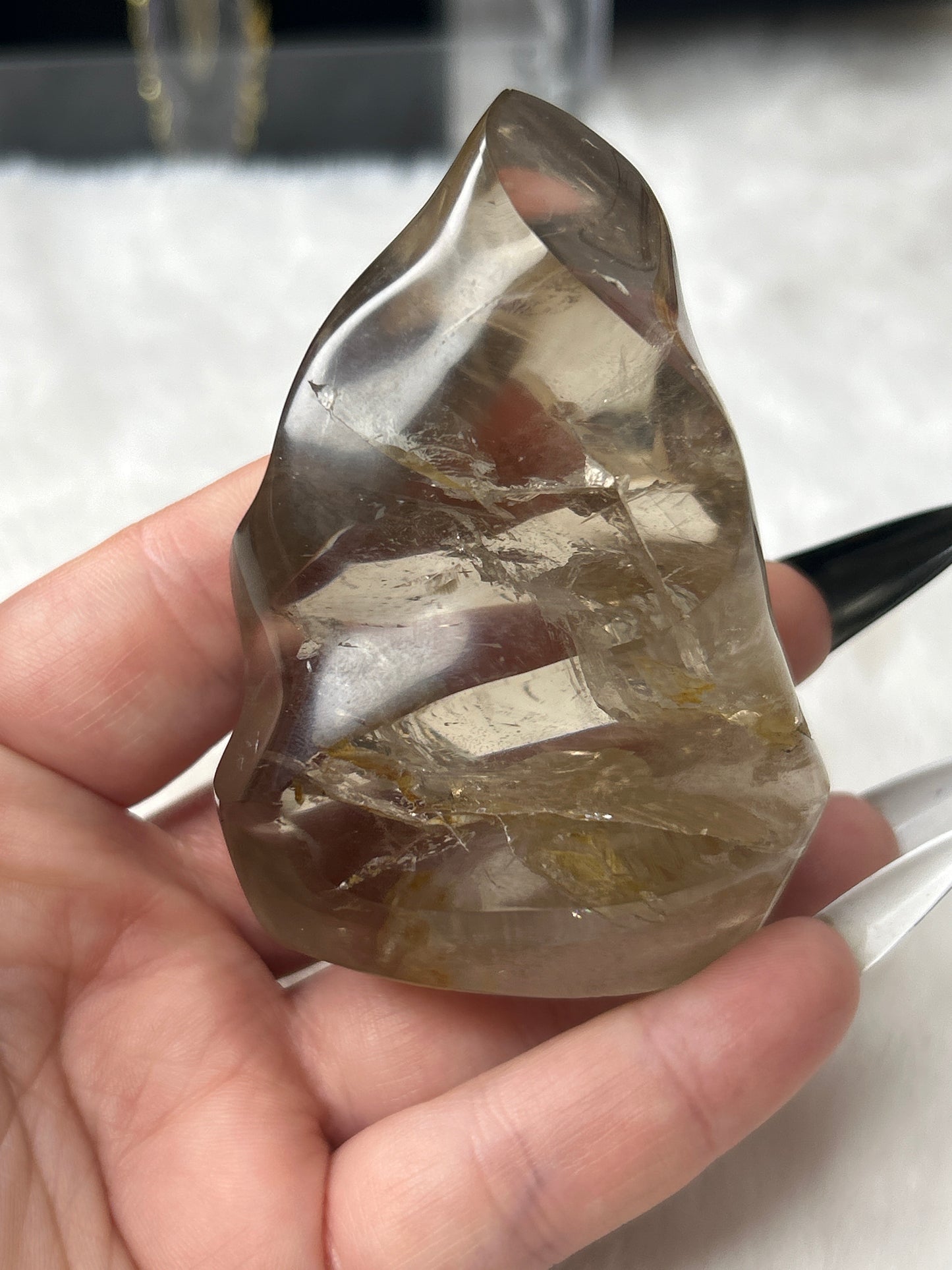 Smokey Quartz Flame