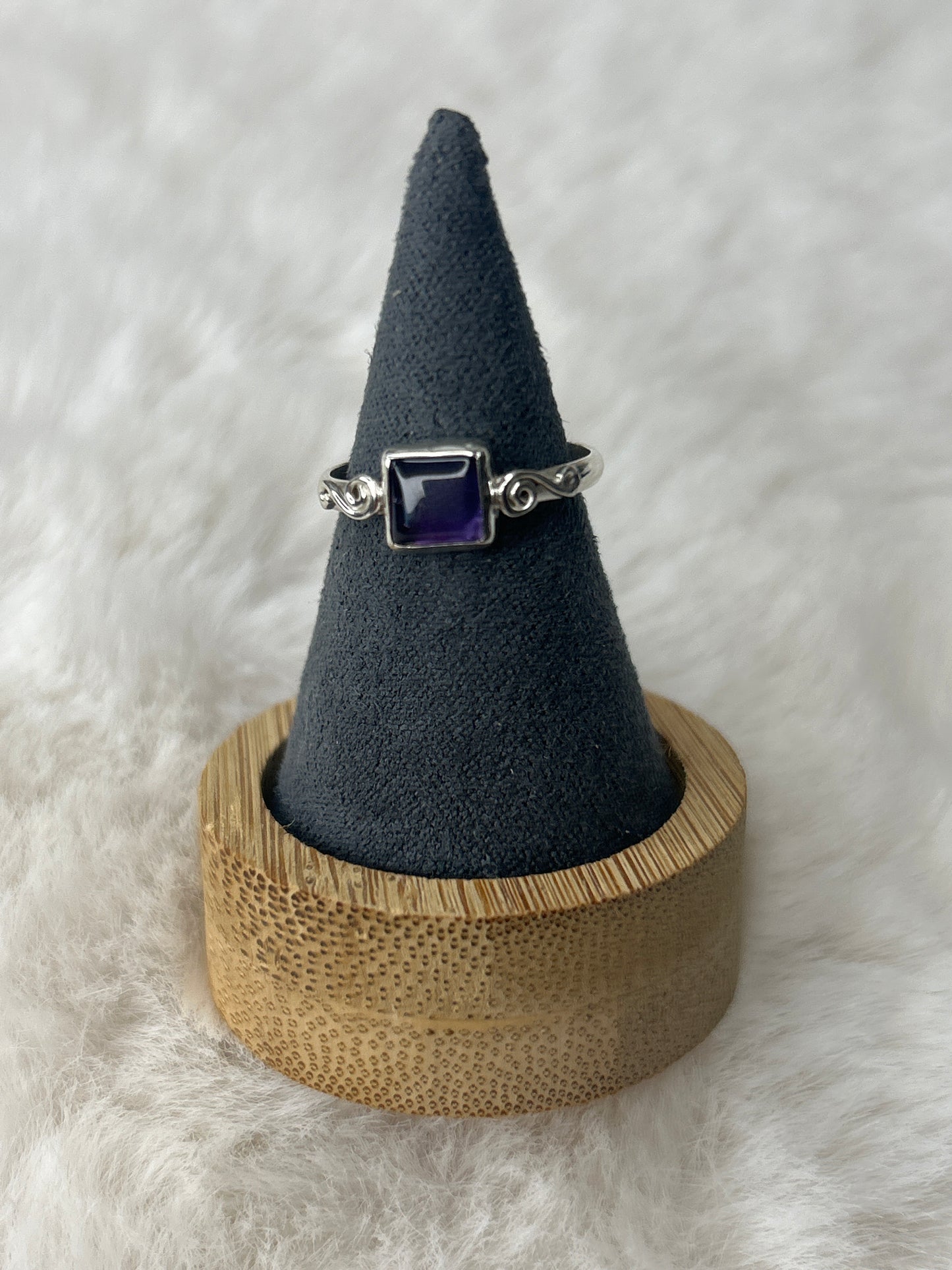 925 Sterling Silver Amethyst Ring