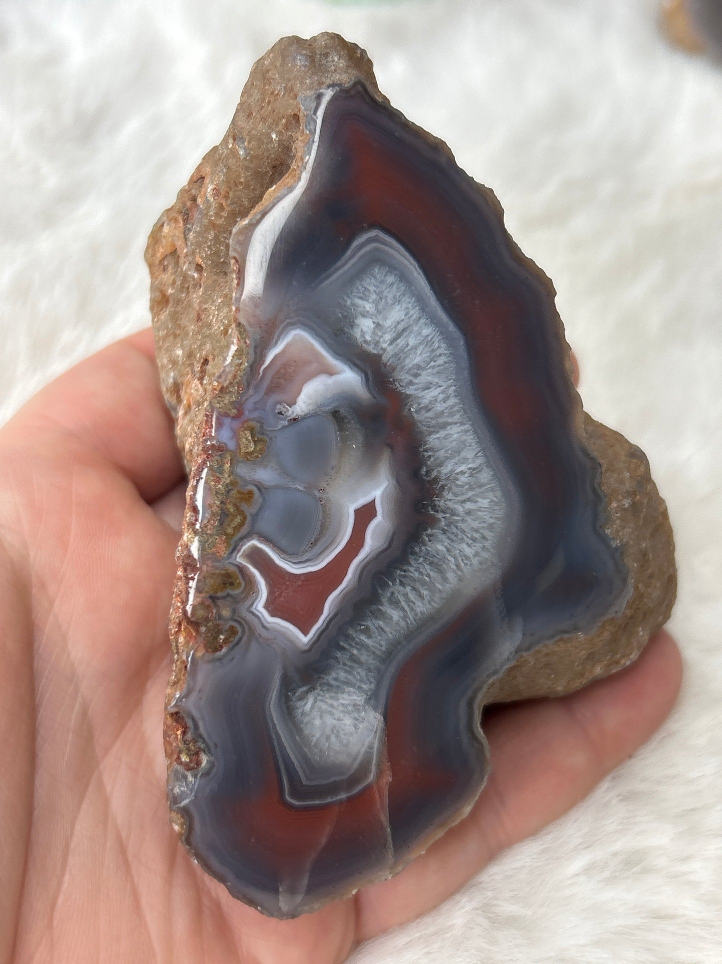 Red Sashe River Agate - Zimbabwe