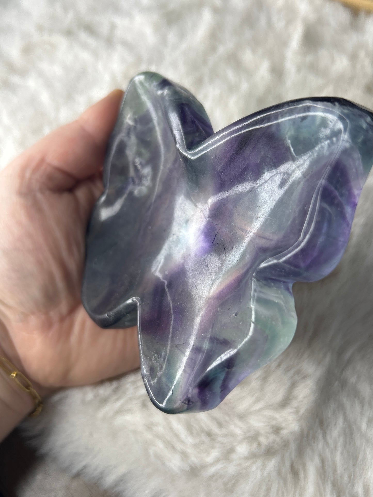 Fluorite Butterfly Dish