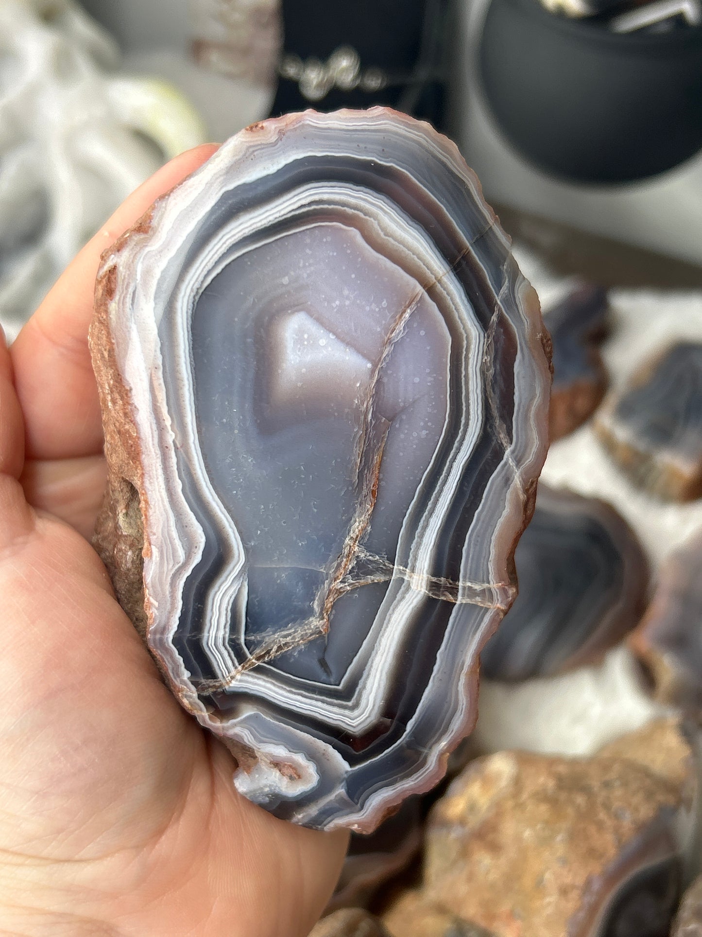 Red Sashe River Agate - Zimbabwe