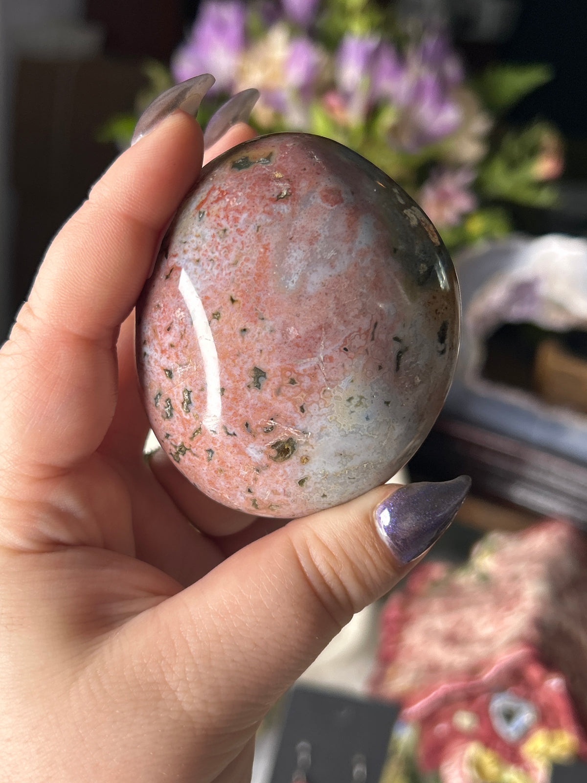 Ocean Jasper Palm Stone