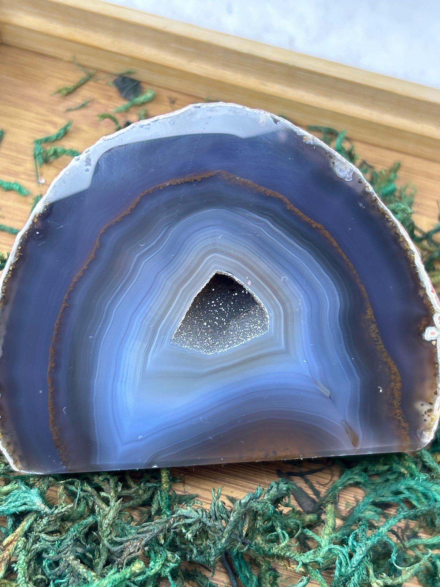 Druzy Agate Cut Base