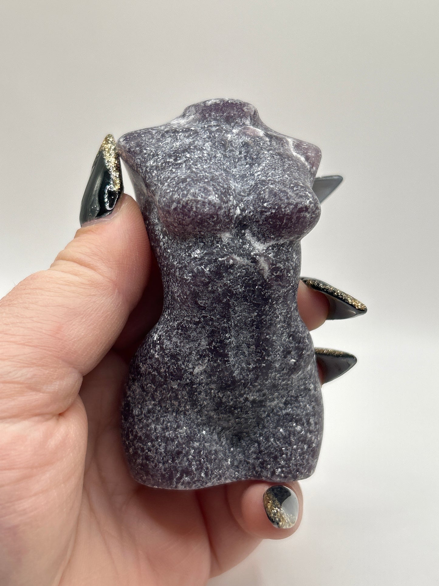 Lepidolite Goddess Body