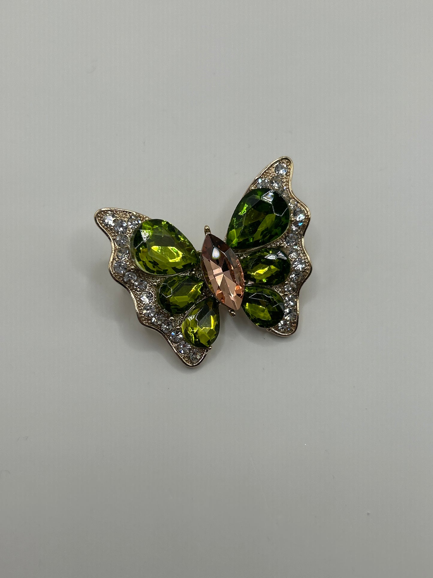 Green Butterfly Brooch