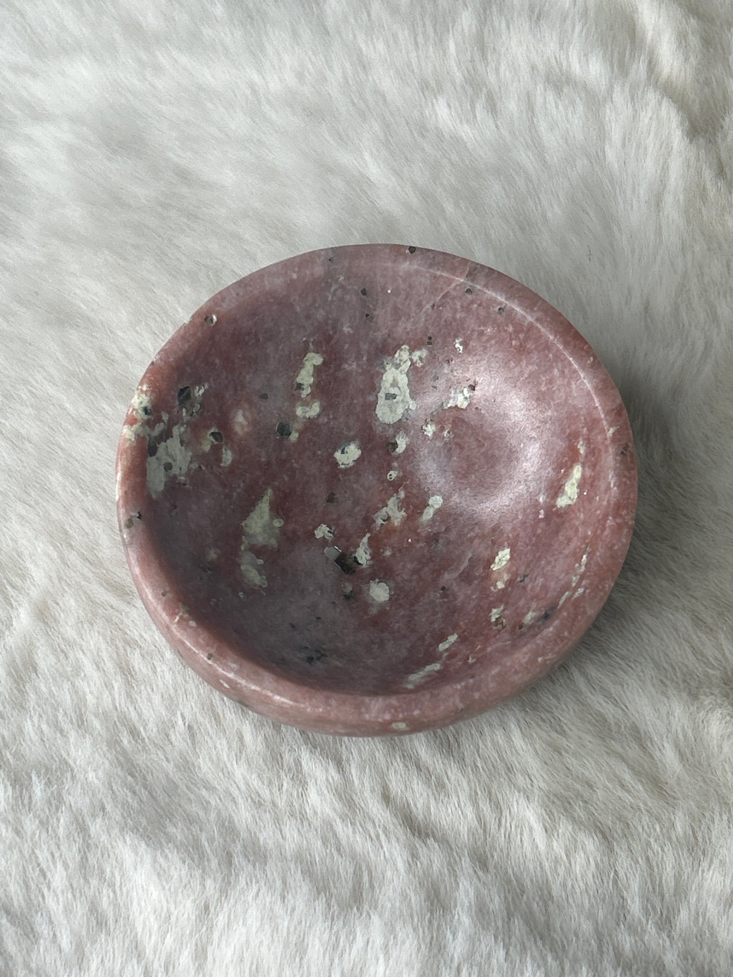 Strawberry Aventurine & Serpentine Bowl