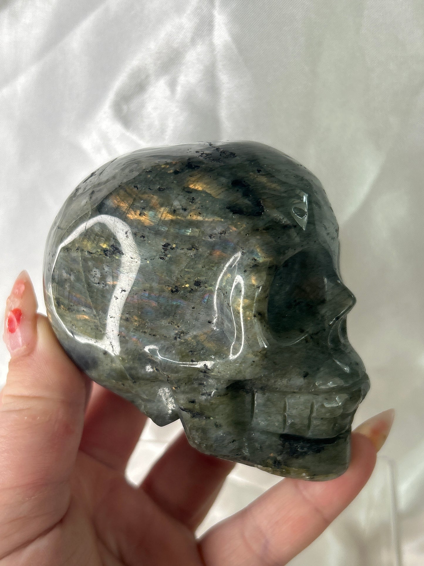 Labradorite Skull
