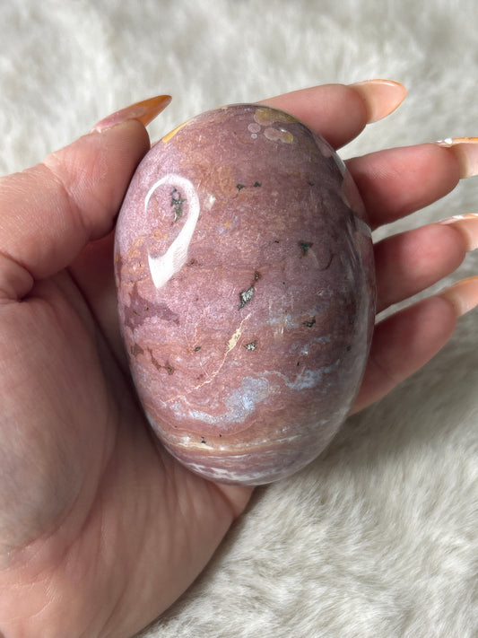 XL Ocean Jasper Palm Stone