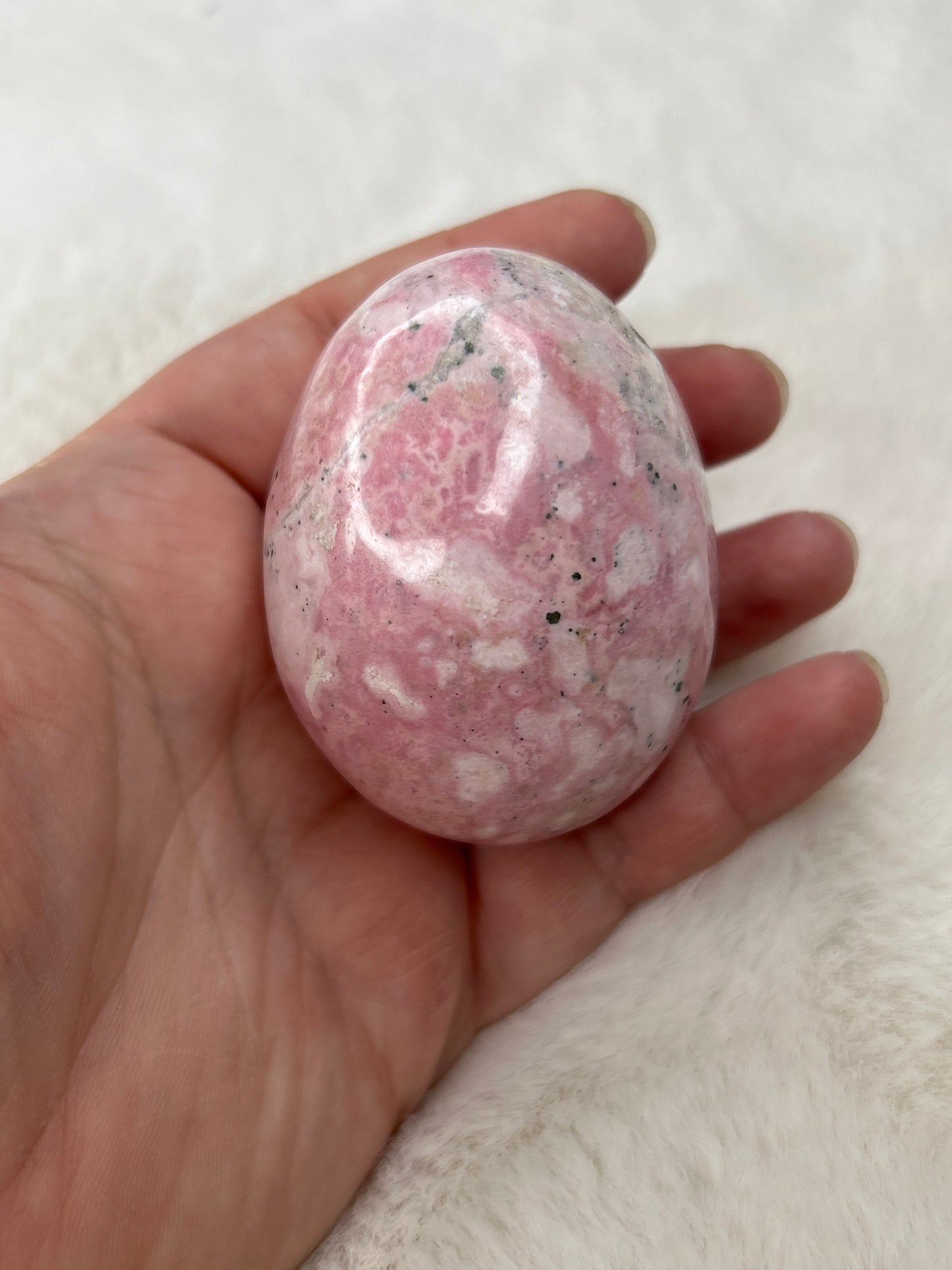 Peruvian Rhodonite Egg