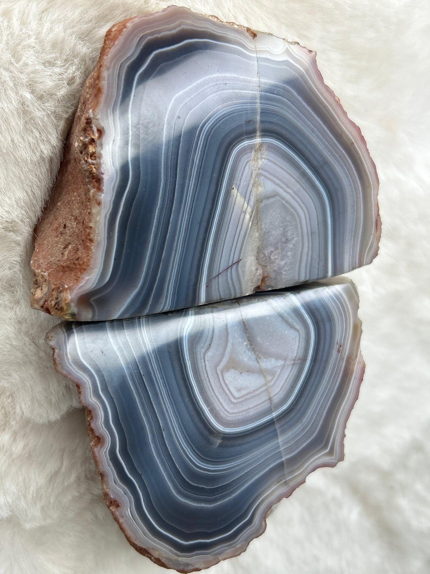 Red Sashe River Agate *Pair*- Zimbabwe