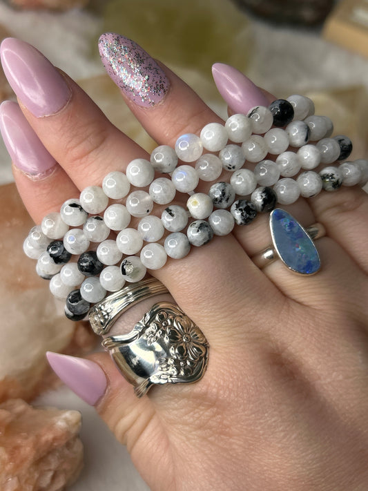 Rainbow Moonstone Bracelet