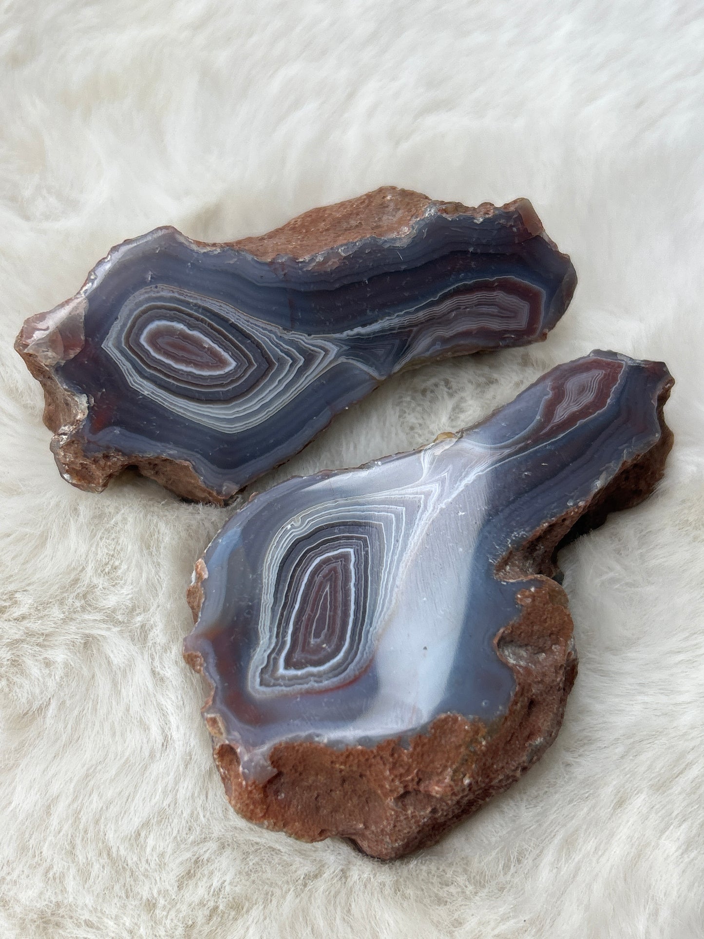 Red Sashe River Agate *Pair*- Zimbabwe