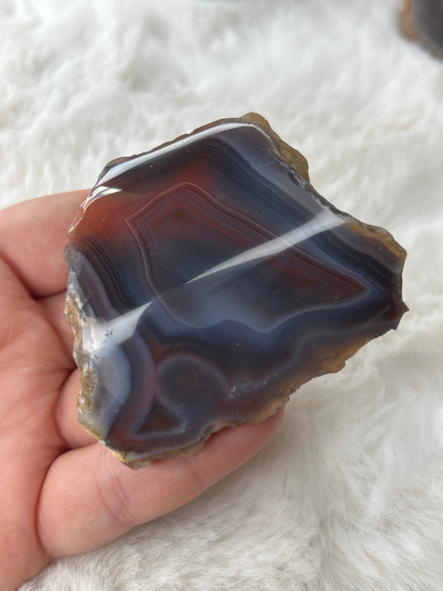 Red Sashe River Agate - Zimbabwe