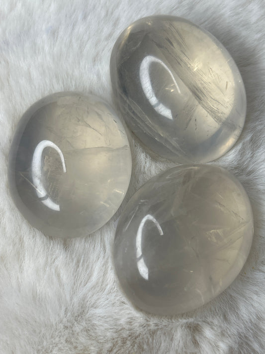 Girasol Quartz Palm Stone