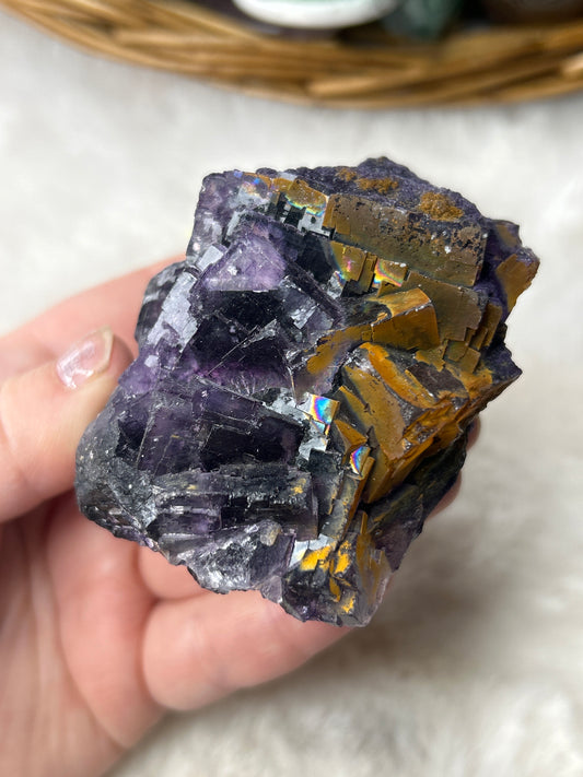 Iridescent Purple Fluorite