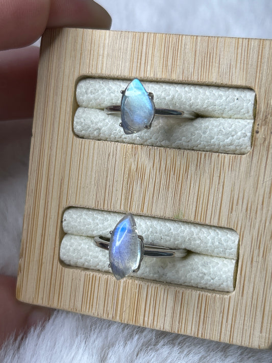 Labradorite Ring 925 Sterling Silver