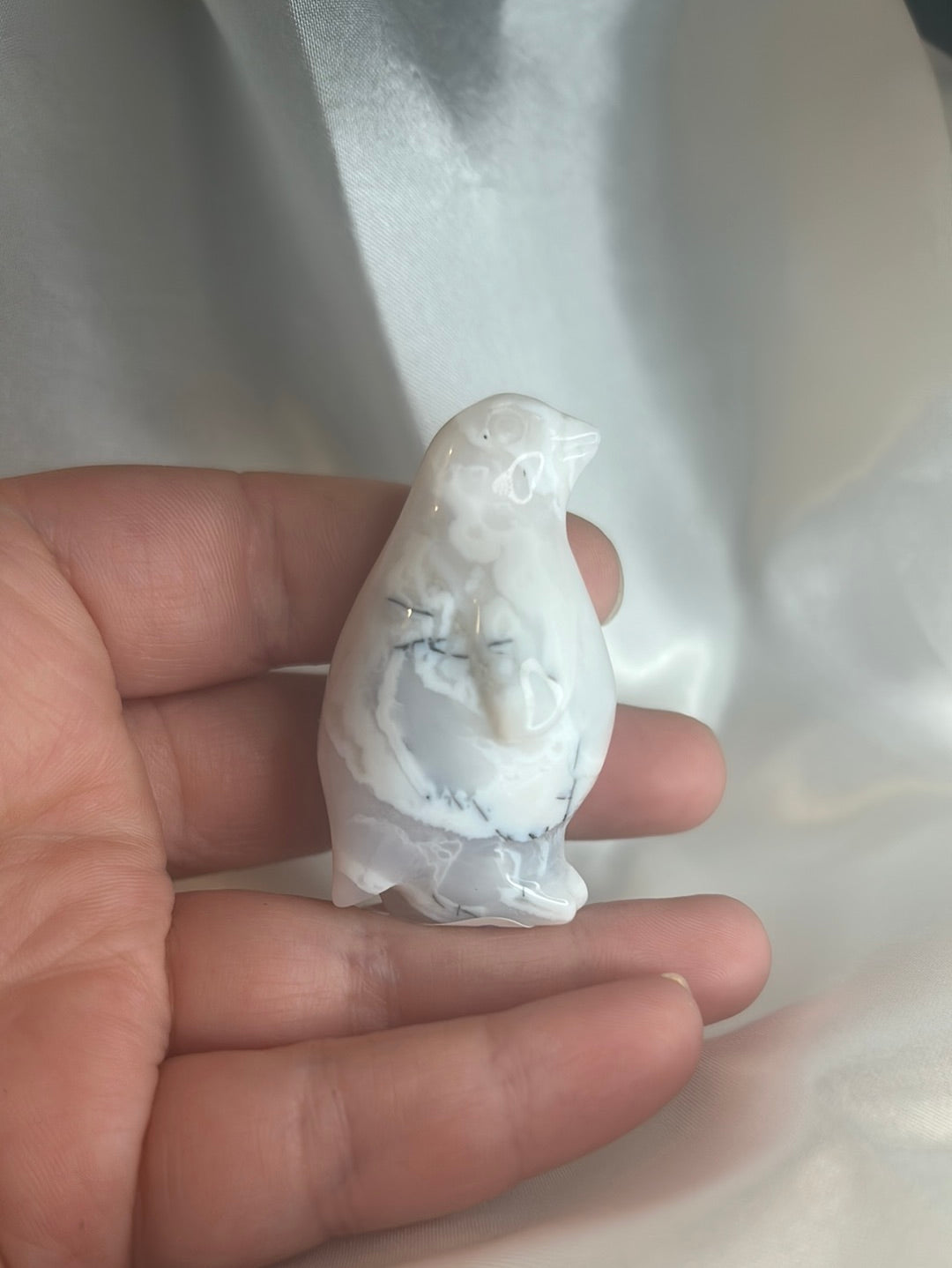 Snow Agate Penguin