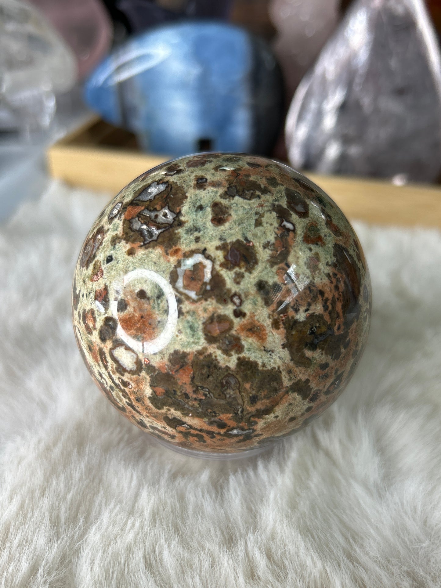 Rainforest Jasper Sphere