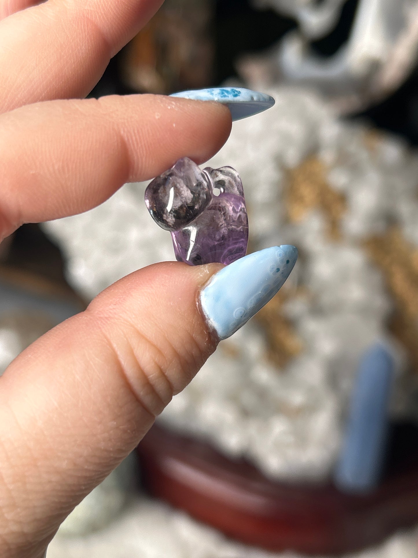 Mini Amethyst Cat