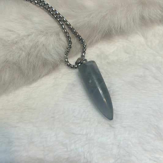 Fluorite Bullet Necklace