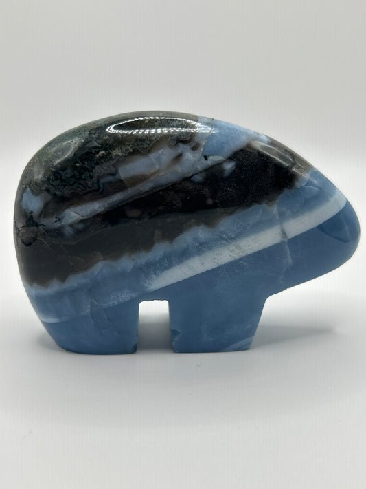 Blue Opal Bear