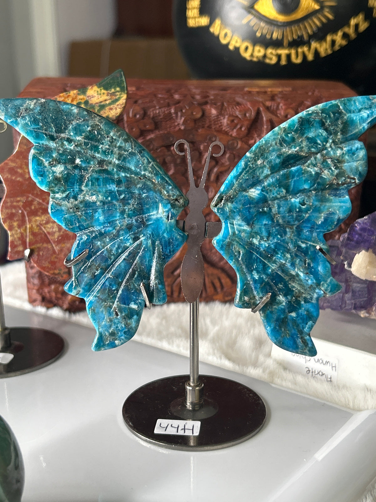 Blue Apatite Butterfly