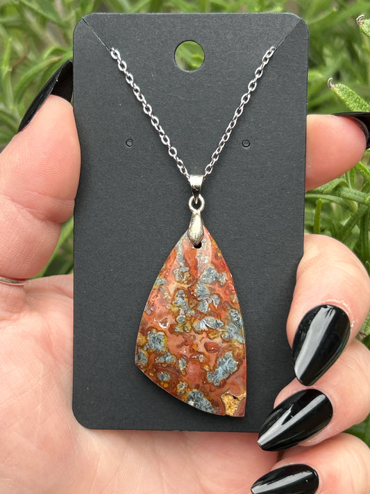 Indonesian Marcasite & Agate Necklace