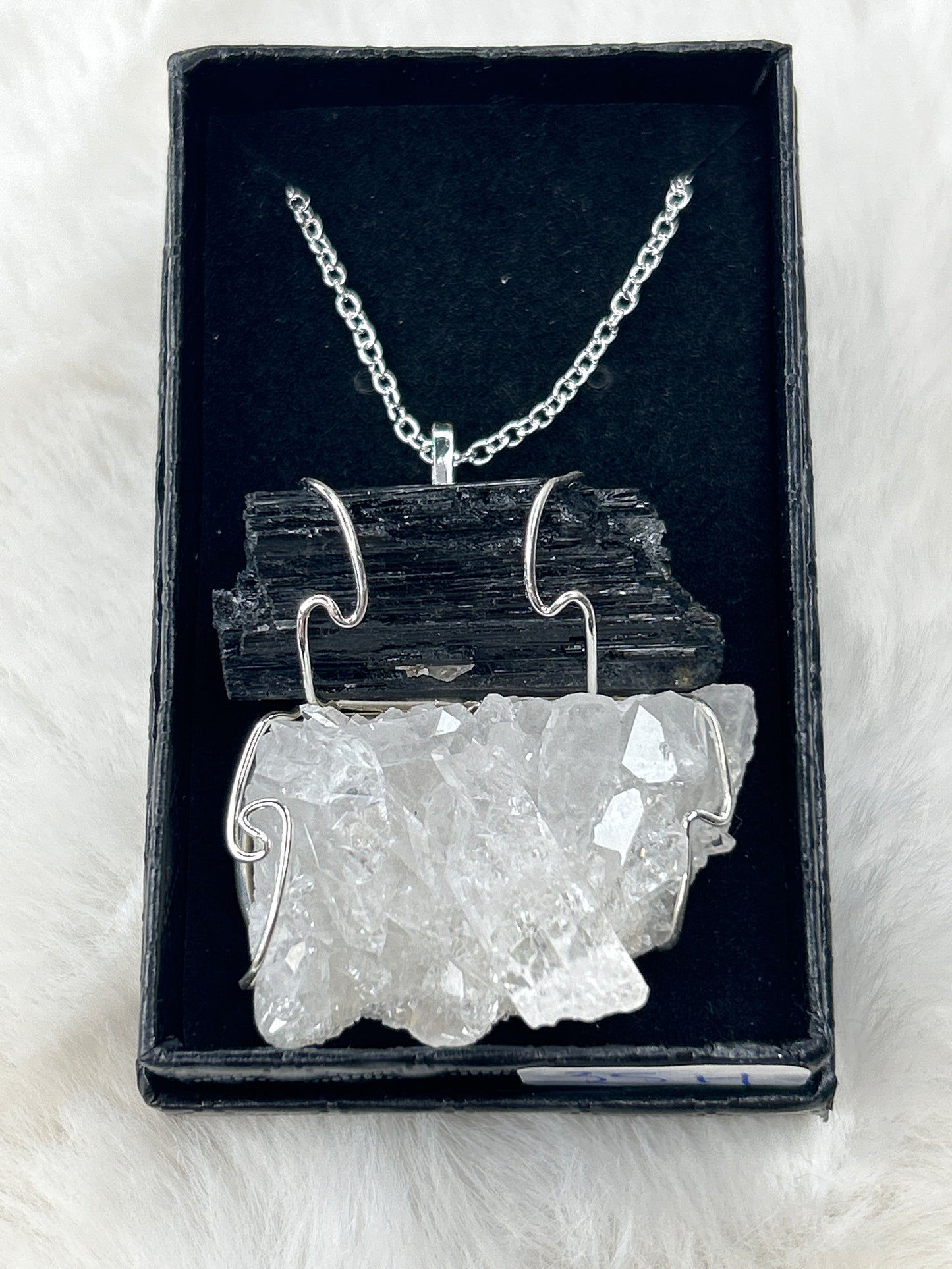 Tourmaline and Quartz Necklace