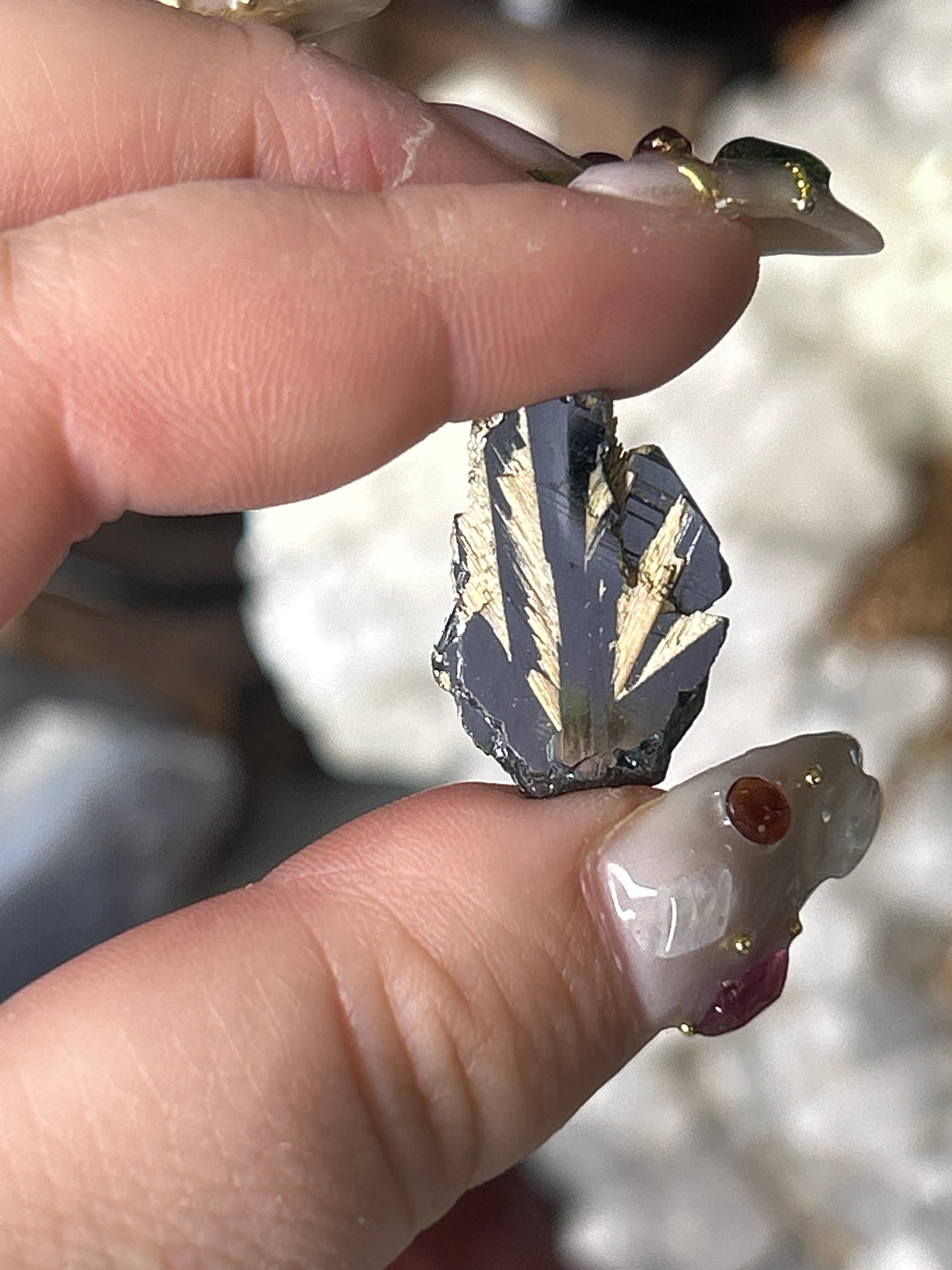 Rutile in Hematite