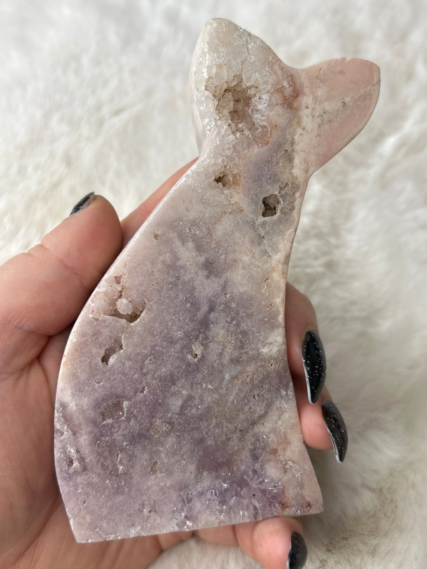 Pink Amethyst Mermaid Tail