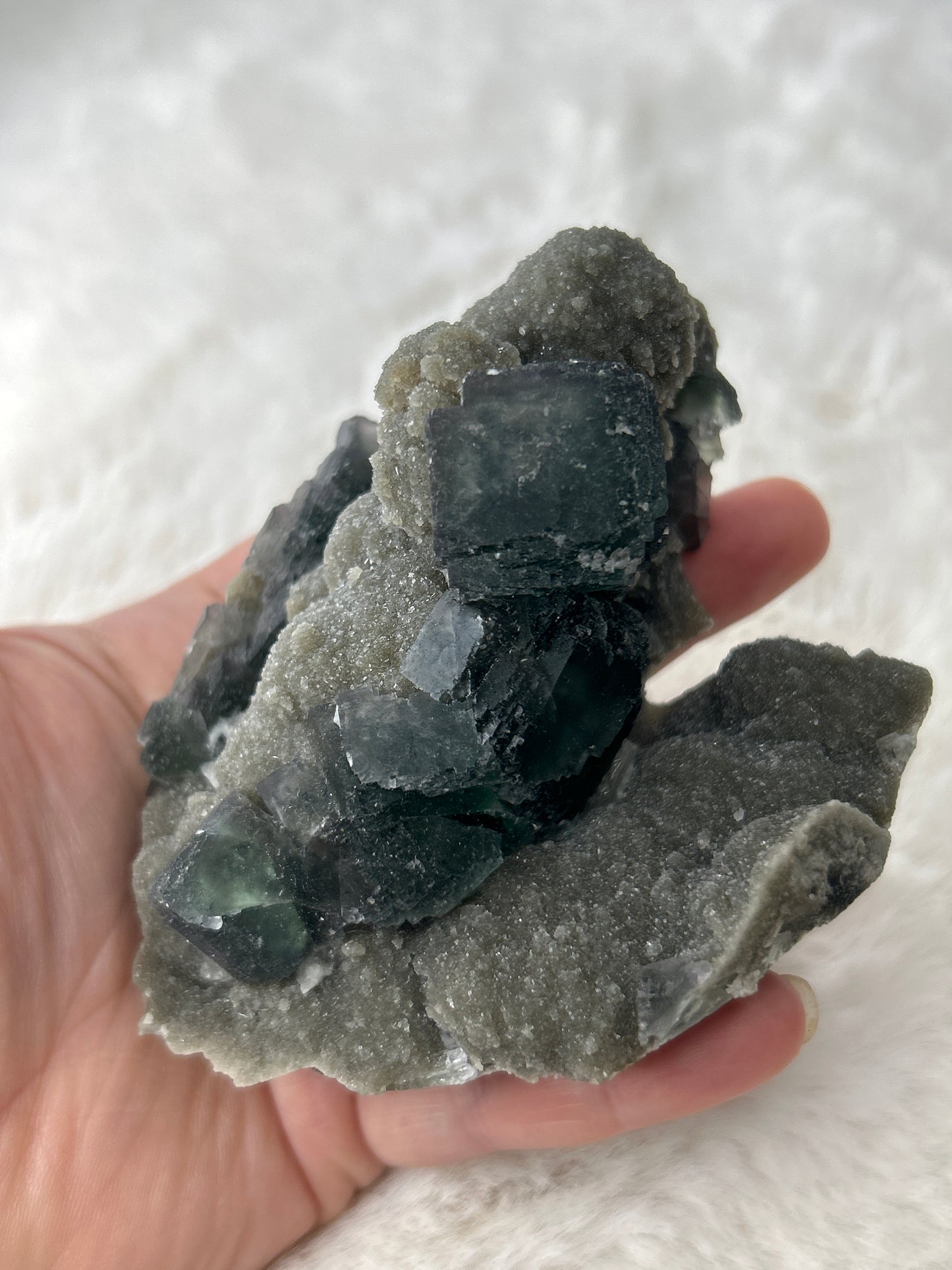 Green Fluorite Specimen