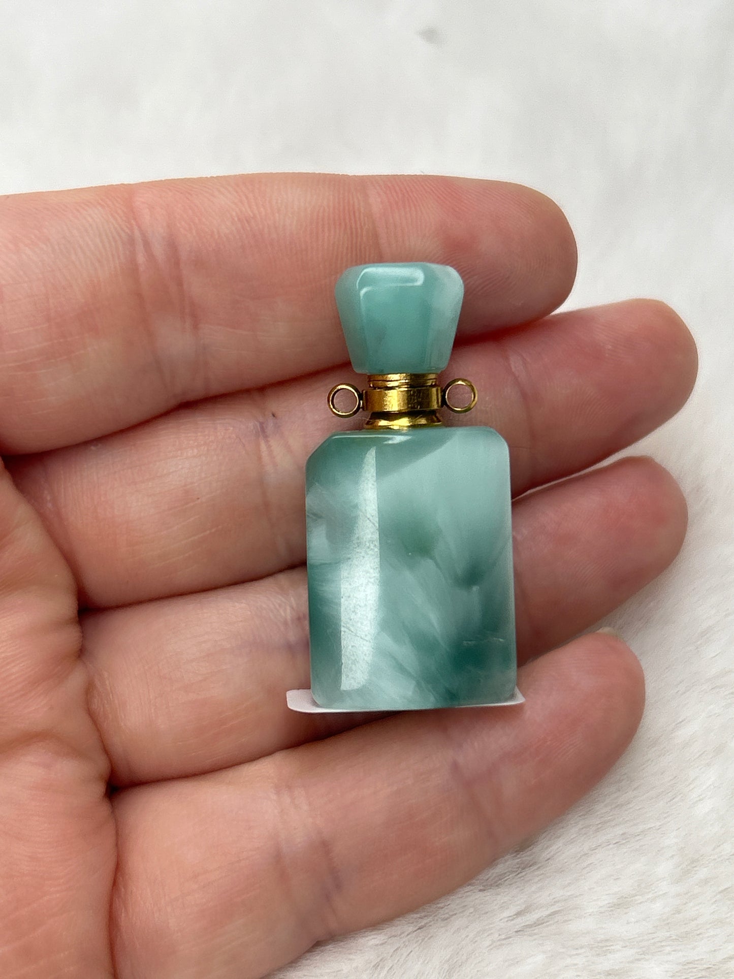 Hemimorphite Bottle Pendant