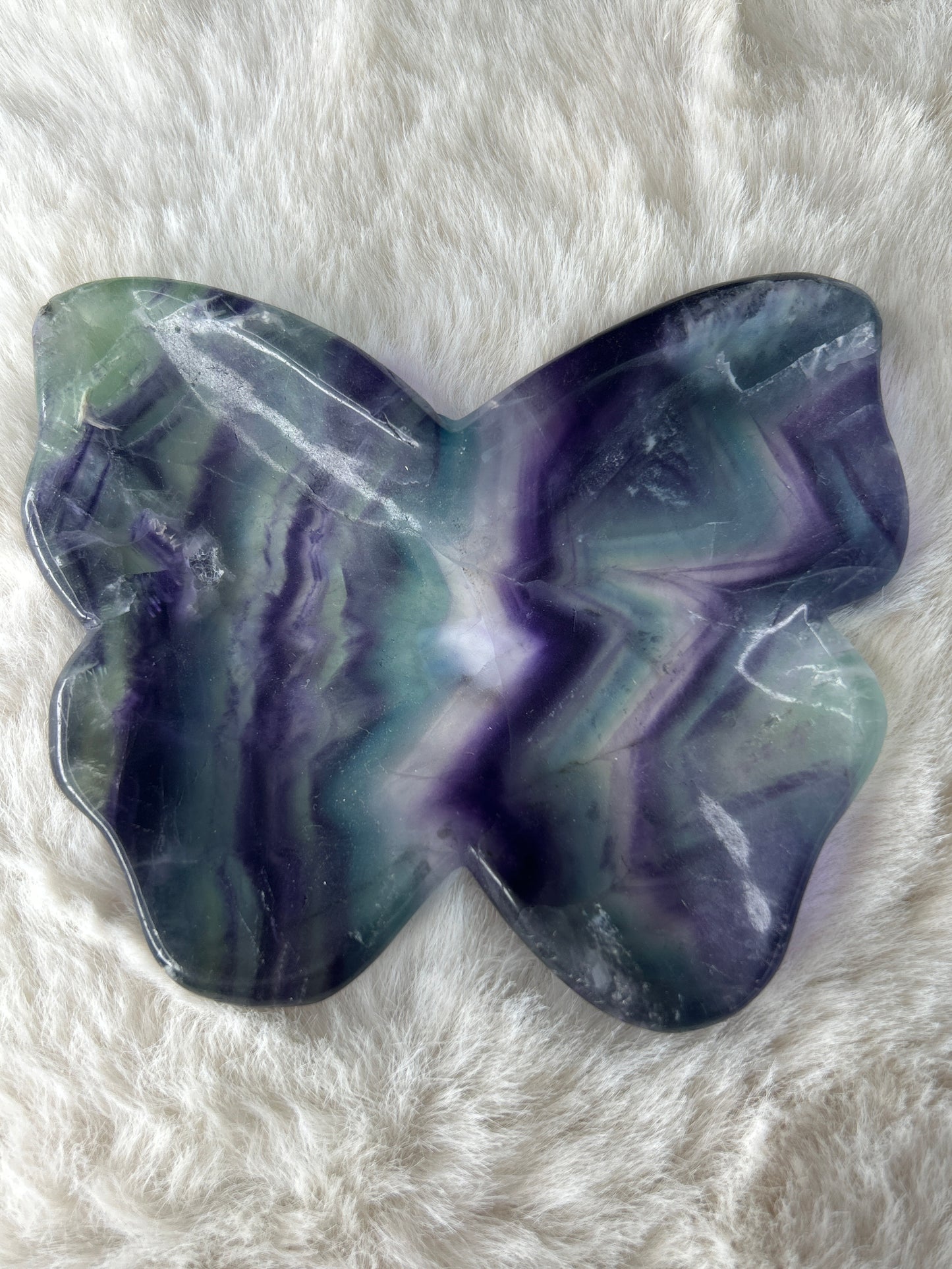 Fluorite Butterfly Dish