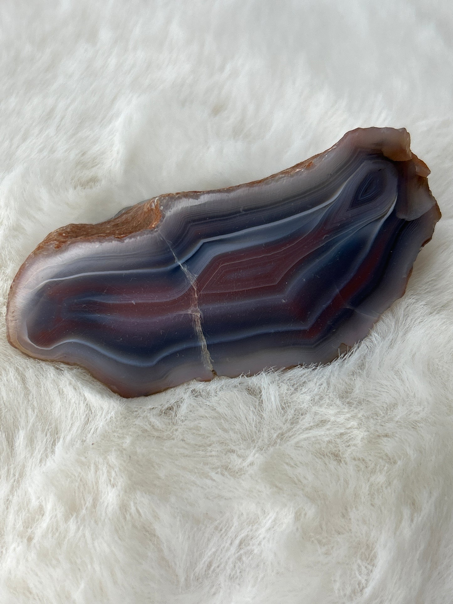 Red Sashe River Agate- Zimbabwe