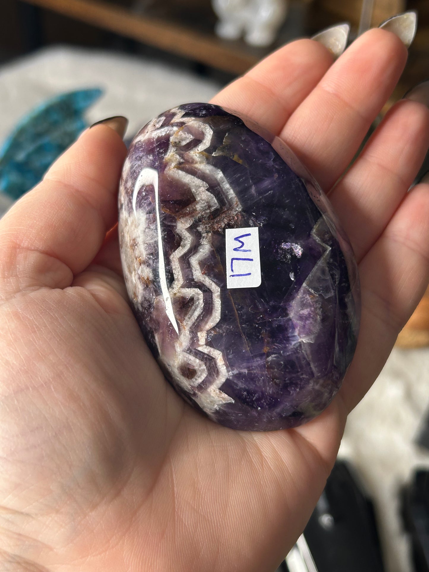 Chevron Amethyst Bowl