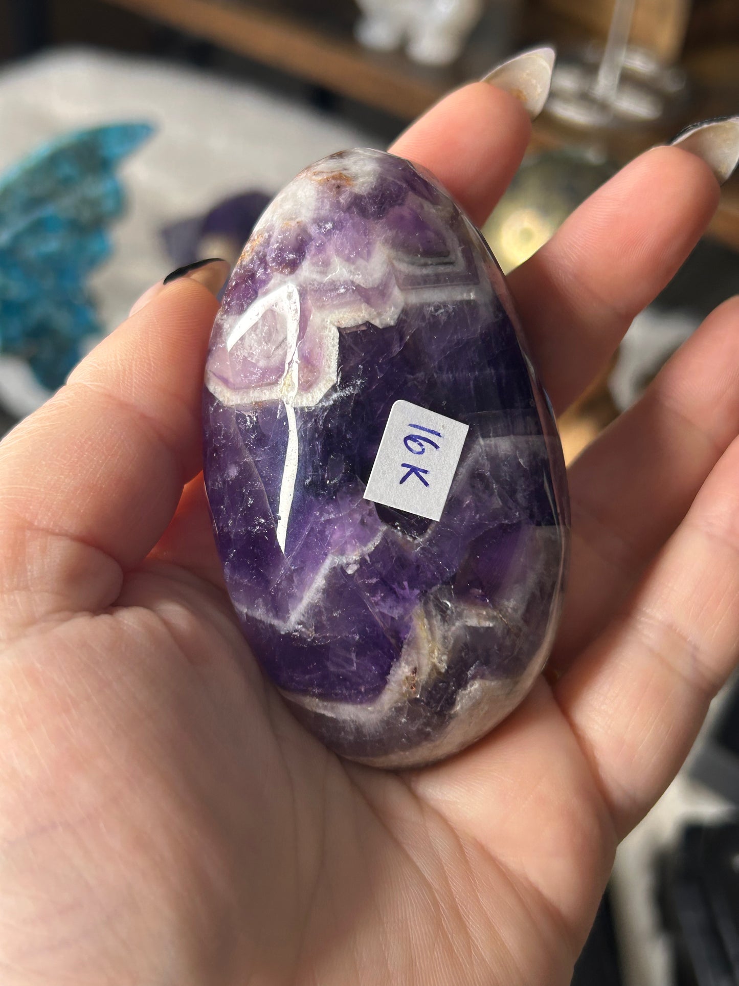 Chevron Amethyst Bowl