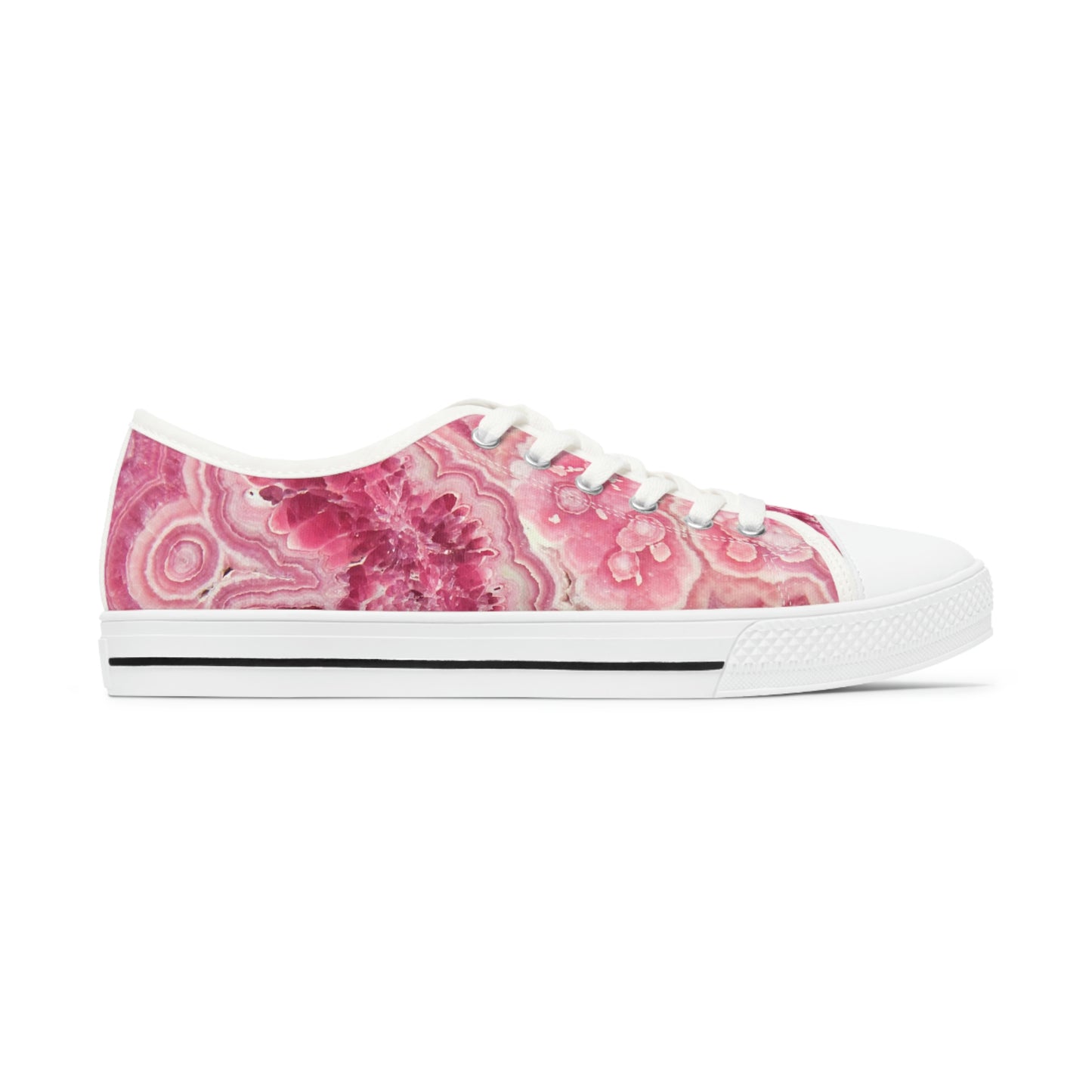 Rhodochrosite Women's Low Top Sneakers